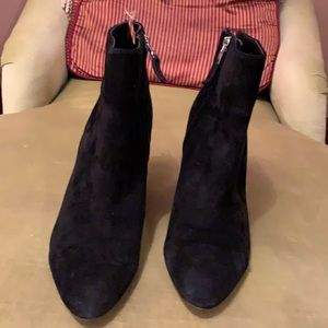 Sam Edelman black suede ankle boots